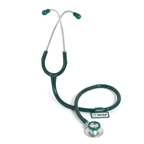 Image of RCSP Stethoscope for Doctors Micro Plus Students Medical Professional Version Green