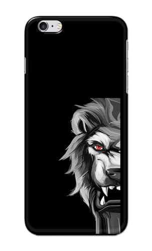 Image of PRINTFIDAA Printed Hard Back Cover Case for Apple iPhone 6 | iPhone 6S Back Cover (Angry Lion) -112