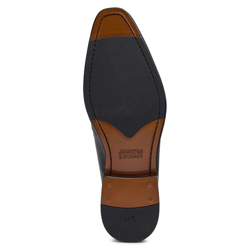 Johnston & Murphy 15-8855 Sullivan Cap Toe Black Italian Calfskin thumb #4