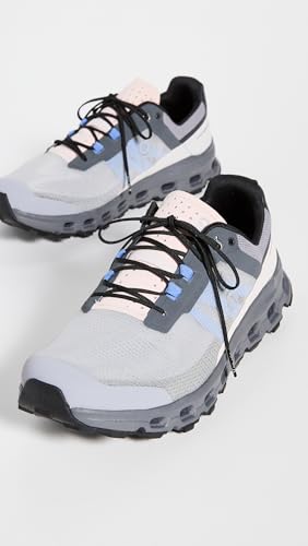 On On Women's Cloudvista Sneakers, Alloy/Black, 8 Medium US