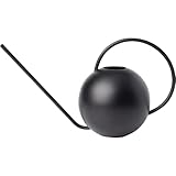 Bloem Fresca 2.5L Watering Can, Black Powder Coated with Novelty Handle and Long Sleek Spout