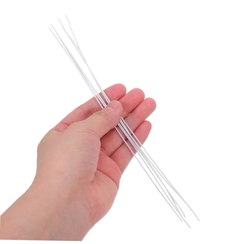 Zerodeko 1000 piezas alambre galvanizado para manualidades y jardín, recubierto de plástico, resistente para atar plantas, uso doméstico, grosor 0.18 pulgadas miniatura 4