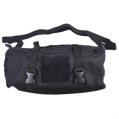 Pacchetto da campeggio per escursioni e mantiene i tuoi oggetti essenziali al sicuro e organizzati nero