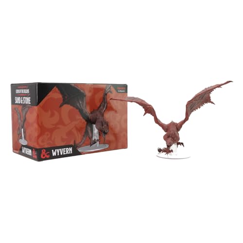 Figurine D&D Icons of the Realms Wyvern miniature prépeinte Wizkids Sand & Stone