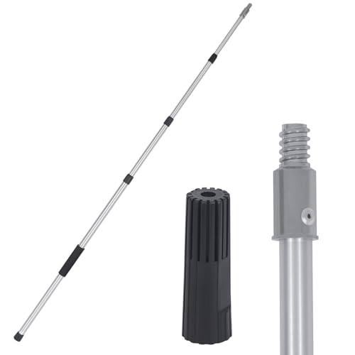 campMax Mehrzweck Verlängerungsstange, 3,6m Aluminium leichte dauerhafte Teleskopstange,Verlängerung für Farbroller Deckenfenster Reinigung (nur Pole)