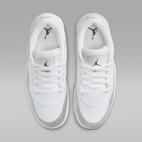 Jordan Air 4RM Women's Shoes (HQ3441-111, White/White/Metallic Silver/White)4