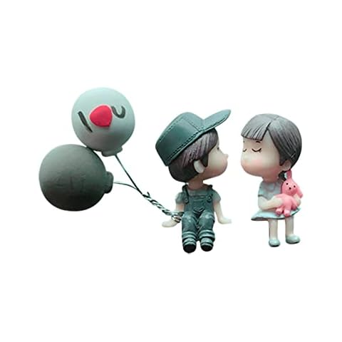 Tencipeda Couple Cute Ornaments, Car Dashboard Decorations Cover