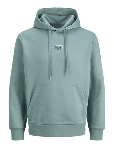 JACK & JONES Jjcorp Graphic Sweat à Capuche Noos, Bleu minéral., M
