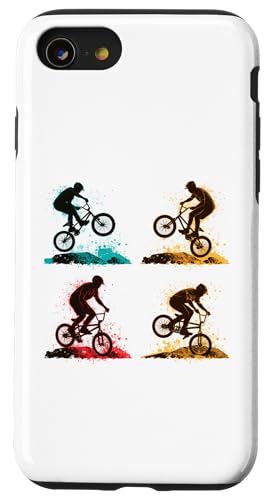 �r���e�[�WBMX���C�_�[�R���[�W���B���]�Ԉ��D�Ƃ⎩�]�Ԉ��D�ƂɁB �X�}�z�P�[�X iPhone SE (2020) / 7 / 8 �p