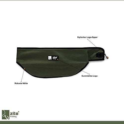 Zite Fishing Einzel-Futteral Rutentasche – Rutenfutteral Spinnrute 130cm Gepolstert – Rod Sleeve Bag Angeltasche – Bild 5