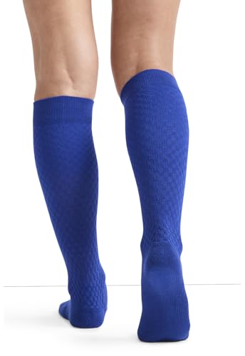 Image of Cherokee Women's Compression Socks, 10-15 mmHg, Knee High, 4-Pair Pack, Soft Fit, Regular & Wide Calf - TRUESUPPORT