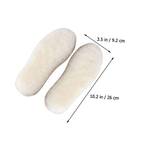 5 pares de plantillas de forro polar para zapatos de invierno miniatura 3