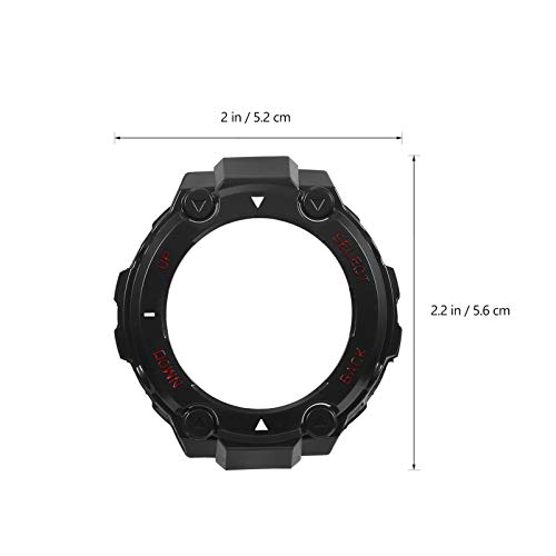 ULTECHNOVO Cobertura da Moldura Do Relógio Protetor de Tela Do Relógio Compatível Com Amazfit T-Rex