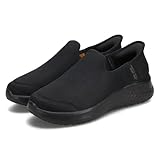 Skechers Women's Skech-lite Pro Resistant Floom Hands Free Slip-ins Health Care Professional Shoe, BLK, 8