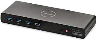 VisionTek VT4000 Universal Dual 4K Laptop Monitor Docking Station, Dual UHD Video, HDMI