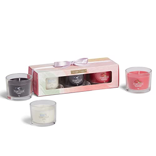 Yankee Candle Vela Votiva - Fragancia Jazmín Medianoche | Ambiente Aromático Para El Hogar