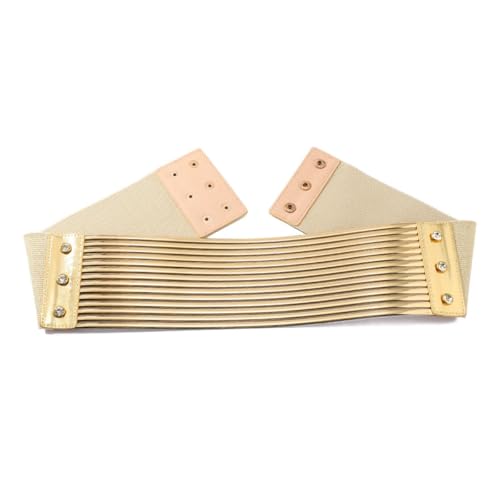 Plus Size Women Bling Wide Belt for Dress Vintage Rhinestones Elastic Sparkle Waistband Ladies Cummerbands3