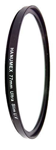 Hanumex® 77mm UV Filter + Free Micro Fiber Cloth - Lens Protection and Clarity Enhancement for Canon EF and EF-S Lenses