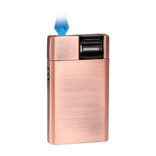 Encendedor Vertigo Carrera Single Torch Flat Flame Cobre miniatura 1
