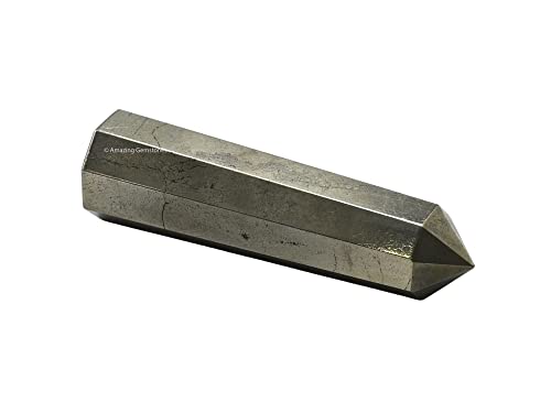Image of Amazing Gemstone Pyrite Crystal Towers - Natural Healing Crystal Point Obelisk for Reiki Healing and Crystal Grid (2 inch to 3 inch INCH)