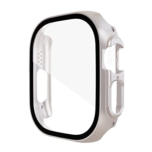 Coque Apple Watch 8 Ultra 49mm avec écran en verre trempé anti-choc