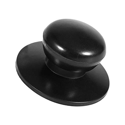 Aluprey Pot Lid Knobs,2Pcs Black Kitchen Cookware Saucepan Kettle Lid Replacement Knobs Cover Holding Handles New 4 Gallery Image
