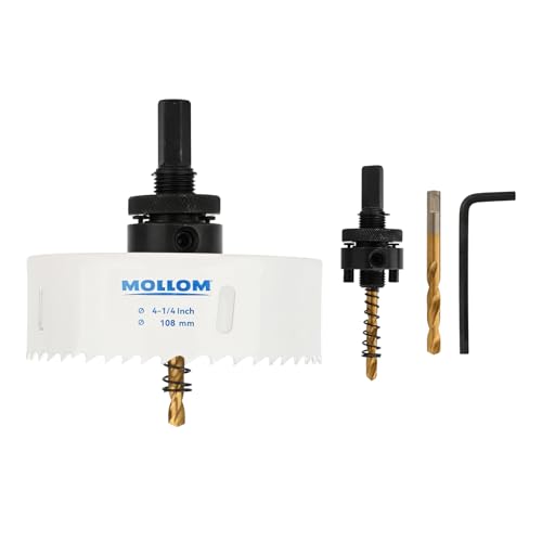 Mollom (108mm, White, 108mm | 4-1/4"