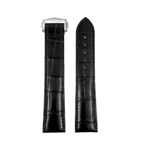 [˂] NR_CU[ 20mm 21mm 22mm 19mm AQ[^[EHb`oh IK fB V[}X^[ AT150 Xs[h}X^[ EHb`Xgbvc[ɑΉ(Black pointed buckle,19mm)