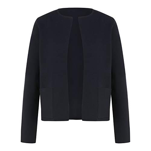 Preisvergleich Produktbild Maerz Offene Strickjacke mit Rundhalsausschnitt Marine (399 Navy) 42
