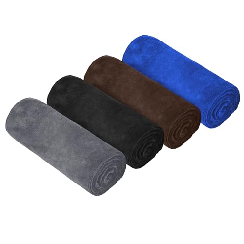 HAGOT 4 Piezas Toalla Microfibra, 75 x 35cm Toalla Gimnasio Secado Rápido, Secado Rápido y Suave Toalla Deporte, para Viajes, Vacaciones, Fitness, 4 Colores