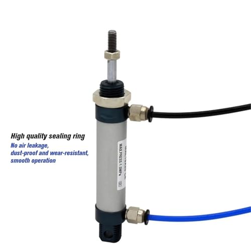 Vérin pneumatique MAL25 résistant en aluminium double effet - 4