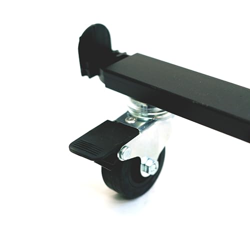 Tecnokit: Carrello portapiante, Varie Dimensioni, con Ruote industriali Ø 5 cm, Struttura in Acciaio, Adatto per Interni ed Esterni, Giardinaggio. (Ø cm 25, Nero) - immagine 4