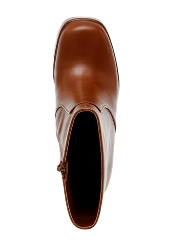 Wild Pair Womens Stellaa Platforms Mid-Calf Mid-Calf Boots Tan 9 Medium (B,M)3