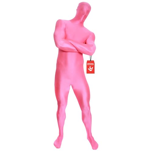 Morphsuits MSPIL- Fato 'disfarce de segunda pele' para homem, cor-de-rosa