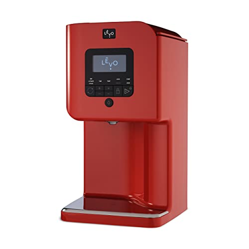 LEVO II - Herbal Oil Infusion Machine - Botanical Extractor - Herb Dryer, Decarboxylator, & Oil Infuser - Easy Edible Infusion Maker - for Tinctures, Infused Gummies, Brownies, & More - Paprika Red