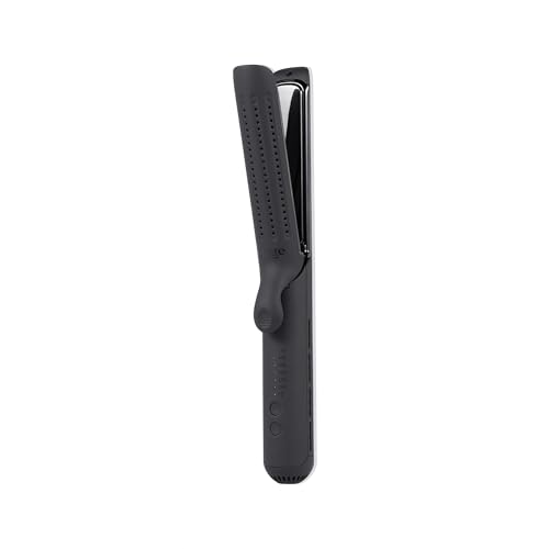 L'ANGE Hair Le Duo Edge 360° Airflow Titanium Styler | 2-in-1 Styler - Hair Straightener and Curler | Cooling Air Vents | Frizz-Free Results for All Hairstyles | Styling Tools & Appliances, Black - image 1