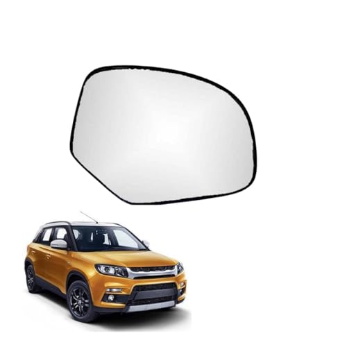 Image of Kylo Brezza (2015-2021) Driver Side (Right Side) Car Side Mirror Glass /Tukdi /Sub Mirror Plate