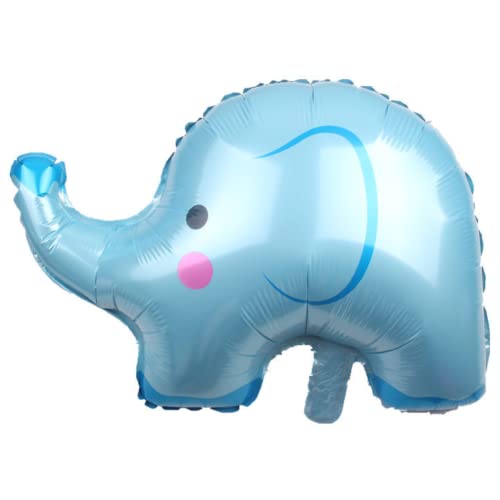 DIWULI ballon éléphant bleu, ballon animal éléphant, anniversaire enfant fille, fête à thème, fête d'anniversaire décoration, cadeau déco animal fête, animal aérien jungle zoo Cover