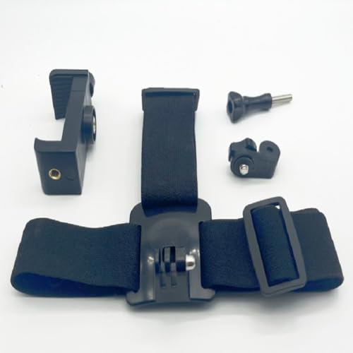 DIFEIUKI ヘッドマウント式 携帯電話スタンド 一人称ビデオ 屋外実写スタンド Vlogの録画用 携帯電話チェストマウント スマホ 撮影 固定 アクセサリー アクションカメラ ヘッドマウントストラップに適用