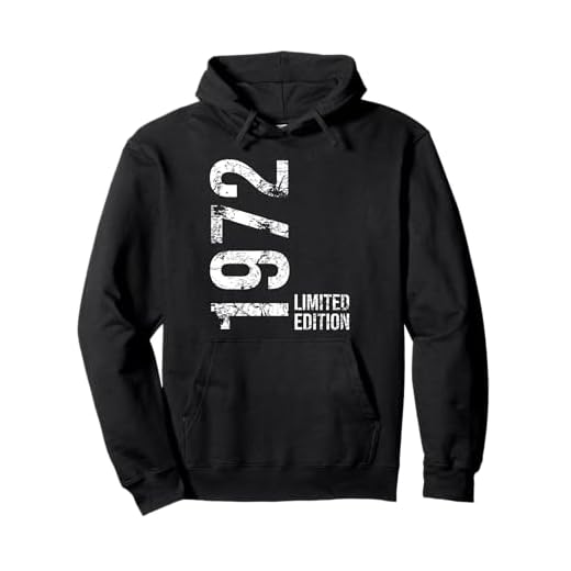 51 cumpleaños 51 años hombre mujer retro vintage 1972 regalo Sudadera con Capucha