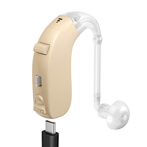 FUEIEAR Rechargeable Digital Hearing Amplifiers, Personal Sound Enhancers Fit for Seniors and Adults Suitable
