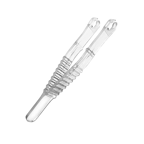 WARRIOR - Pince jetable stérile pour percer le plastique 10 pcs facile à plier Pince à usage unique Warrior Septum