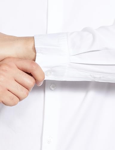 Image of The Indian Garage Co Men Regular Fit Placement Embroidered Full Sleeves Spread Collar Casual Shirt