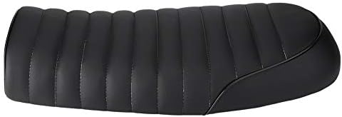 Miniatura 4 de KIMISS Motocicleta Powersports asientos PU cuero vintage asiento plano silla cojín para CG125 GN CG CB400SS (XL) asiento