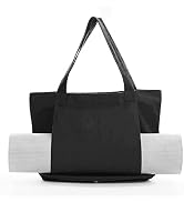Uhawi Grand sac de transport pour tapis de yoga avec 4 poches, s'adapte à toutes les tailles de tapis avec poches de rangement multifonctionnelles, léger et durable (avec sangle de transport pour Uhawi Grand sac de transport pour tapis de yoga avec 4 poches, s'adapte à toutes les tailles de tapis avec poches de rangement multifonctionnelles, léger et durable (avec sangle de transport pour