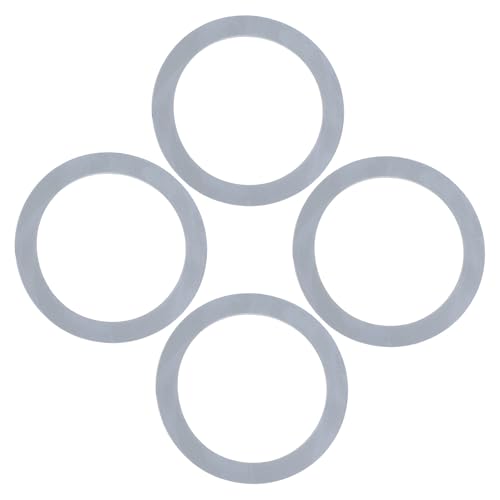Artibetter Juntas de Goma para Licuadora 4 Piezas, Repuesto para Exprimidor, Anillos de Sellado de Caucho Gris Compatibles con Modelos de Licuadoras Populares, Accesorio de Repuesto