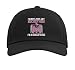 I'm A Hockey Goalie Gigi of A Hockey Keeper Gigi Grandma Adjustable Printed Baseball Hat, Black