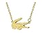Lacoste Crocodile Pendant Necklace for Women - Stainless Steel, Adjustable - Iconic Elegant Collection, Fashion Jewelry, Accessory - Gift for Her