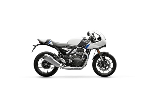 Image of TRIUMPH Thruxton 400 (349 CC) Motorcycle /Bike Pearl Metallic White Booking for Ex-Showroom Price