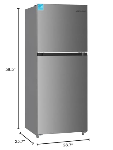 Upstreman BD116 11.6 Cu.Ft. Double Door Refrigerator In Stainless Steel thumb #8